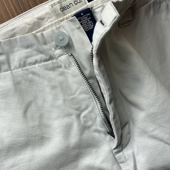 Gap Mid-Rise Capri Khakis - Straight cut, Off-white - Picture 7 of 12